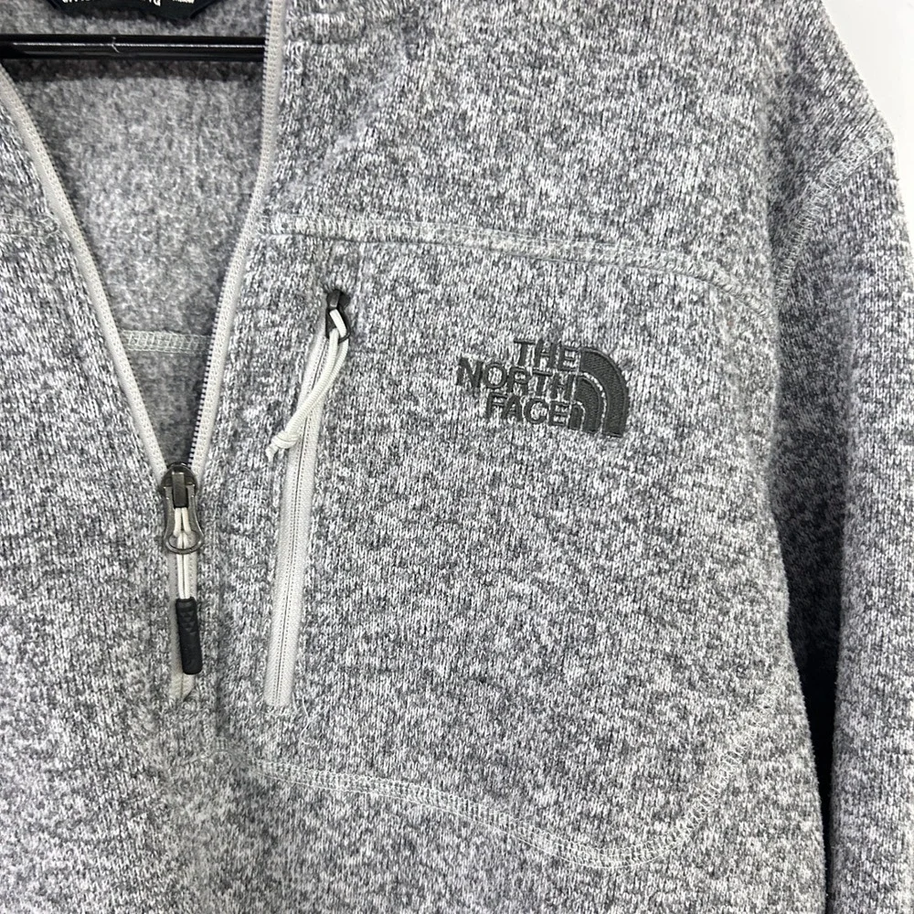 The North Face Gordon Lyons Quarter Zip Fleece Pullover XL Grey Gorpcore Outdoor